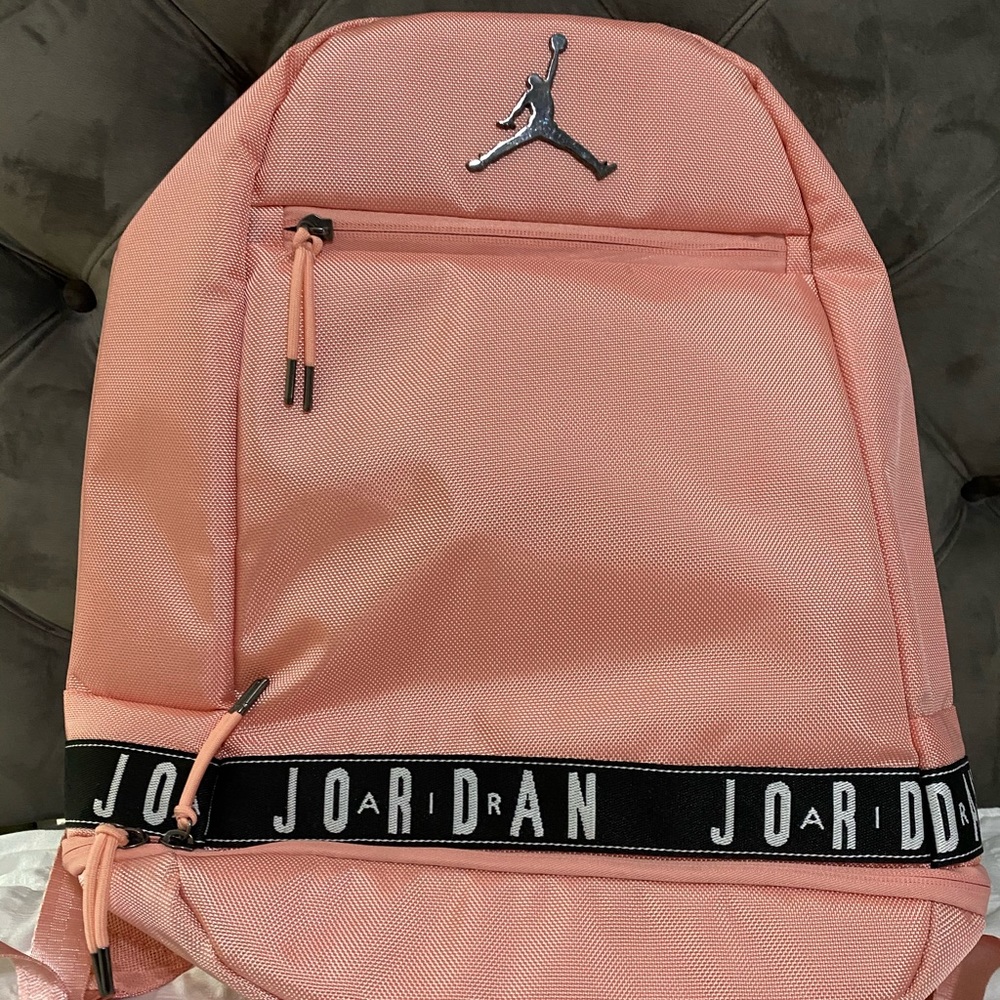 Jordan pink backpack